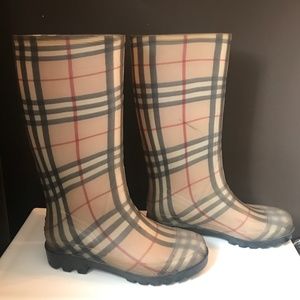 burberry rain boots poshmark